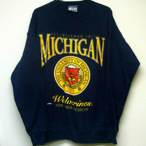 Vintage Lee Sports Michigan Wolverines Sweatshirt